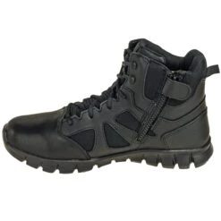 Reebok Boots: Men's 6-Inch RB8605 EH Black Sublite Cushion Side Zip Tactical Boots -Boots Hub Shop reebok rb8605 i 01