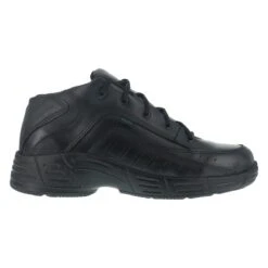 Reebok Shoes: Men's CP8275 Black Postal TCT Mid-Cut Athletic Plain Toe Shoe -Boots Hub Shop reebok cp8275 postal tct 01
