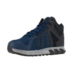 Reebok Shoes: Men's RB3400 Black And Navy EH Alloy Toe Athletic Mid Shoes -Boots Hub Shop reebok rb3400 trailgrip work 03