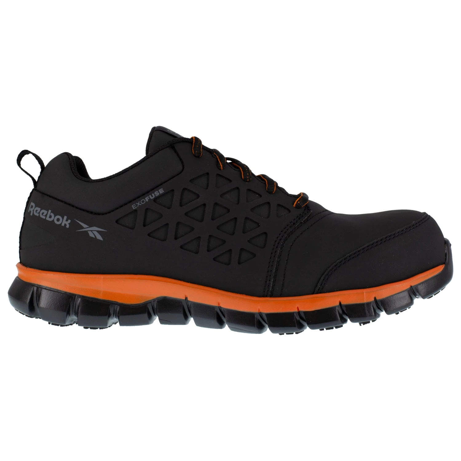 Reebok Shoes: Men's RB4050 Black Orange Sublite Cushion Composite Toe Slip Resistant Athletic Shoe 5 Reebok Shoes: Men's RB4050 Black Orange Sublite Cushion Composite Toe Slip Resistant Athletic Shoe - Image 5