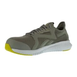 Reebok Shoes: Men's RB4063 Lime Grey Flexagon 3.0 Composite Toe EH Athletic Work Shoe -Boots Hub Shop reebok rb4063 flexagon 3.0 work 03