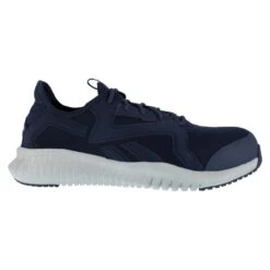 Reebok Shoes: Men's RB4066 Navy Grey Composite Toe Athletic Work Shoes -Boots Hub Shop reebok rb4066 flexagon 3.0 work 01