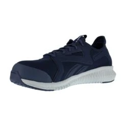 Reebok Shoes: Men's RB4066 Navy Grey Composite Toe Athletic Work Shoes -Boots Hub Shop reebok rb4066 flexagon 3.0 work 03