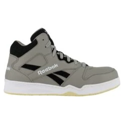 Reebok Shoes: Men's RB4136 Grey/Black Composite Toe EH Slip Resistant High Top Work Sneaker -Boots Hub Shop reebok rb4136 bb4500 01