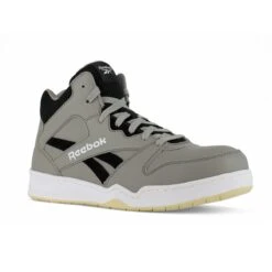 Reebok Shoes: Men's RB4136 Grey/Black Composite Toe EH Slip Resistant High Top Work Sneaker -Boots Hub Shop reebok rb4136 bb4500 02