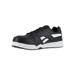 Reebok Shoes: Men's RB4162 Black/White Composite Toe EH Slip Resistant Low Cut Work Sneaker -Boots Hub Shop reebok rb4162 bb4500 work 03