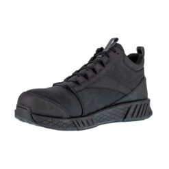 Reebok Shoes: Men's RB4301 Black Fusion Formidable Composite Toe Slip Resistant Athletic Mid Shoe -Boots Hub Shop reebok rb4301 fusion formidable work 03