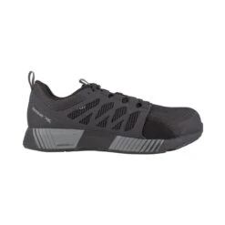 Reebok Shoes: Men's RB4310 Black Fusion Flexweave EH Composite Toe Slip Resistant Athletic Shoe -Boots Hub Shop reebok rb4310 rb431 fusion flexweave work 01 1