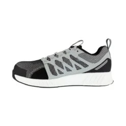 Reebok Shoes: Men's RB4312 Grey White Composite Toe Athletic Work Shoe -Boots Hub Shop reebok rb4312 fusion flexweave work 04