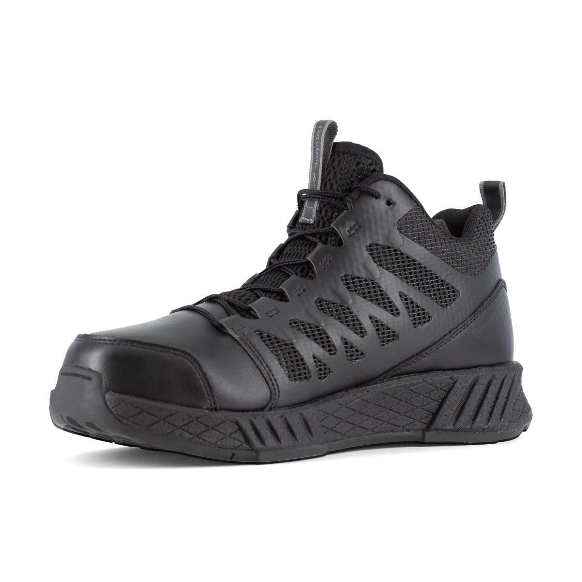 Reebok Shoes: Men's RB4350 Black Floatride Energy Tactical Mid Rise Soft Toe Work Boot 2 Reebok Shoes: Men's RB4350 Black Floatride Energy Tactical Mid Rise Soft Toe Work Boot - Image 2