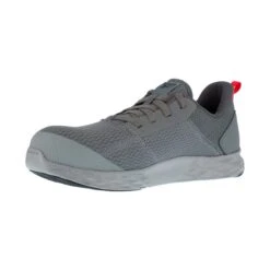 Reebok Shoes: Men's RB4671 Grey Astroride Strike EH Composite Toe Slip Resistant Athletic Shoe -Boots Hub Shop reebok rb4671 astroride strike work 03
