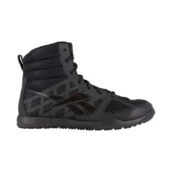 Reebok Boots: Men's RB7120 Black 6 Inch Nano Tactical EH Soft Toe Work Boot -Boots Hub Shop reebok rb7120 nano tactical 01