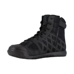 Reebok Boots: Men's RB7120 Black 6 Inch Nano Tactical EH Soft Toe Work Boot -Boots Hub Shop reebok rb7120 nano tactical 03