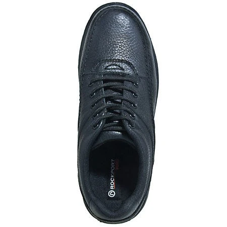 Rockport Works Shoes: Mens' RK6761 World Tour Black Leather Steel Toe Oxford Shoe 2 Rockport Works Shoes: Mens' RK6761 World Tour Black Leather Steel Toe Oxford Shoe - Image 2