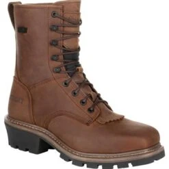 Rocky Footwear: Men's RKK0277 Waterproof Composite Square Toe Logger Work Boots -Boots Hub Shop rkk0277
