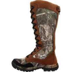 Rocky Boots: Men's RKS0616 Camo Brown Soft Toe Lynx 16" Waterproof Snake Boot 9 Rocky Boots: Men's RKS0616 Camo Brown Soft Toe Lynx 16" Waterproof Snake Boot -Boots Hub Shop rks0616 instep profile