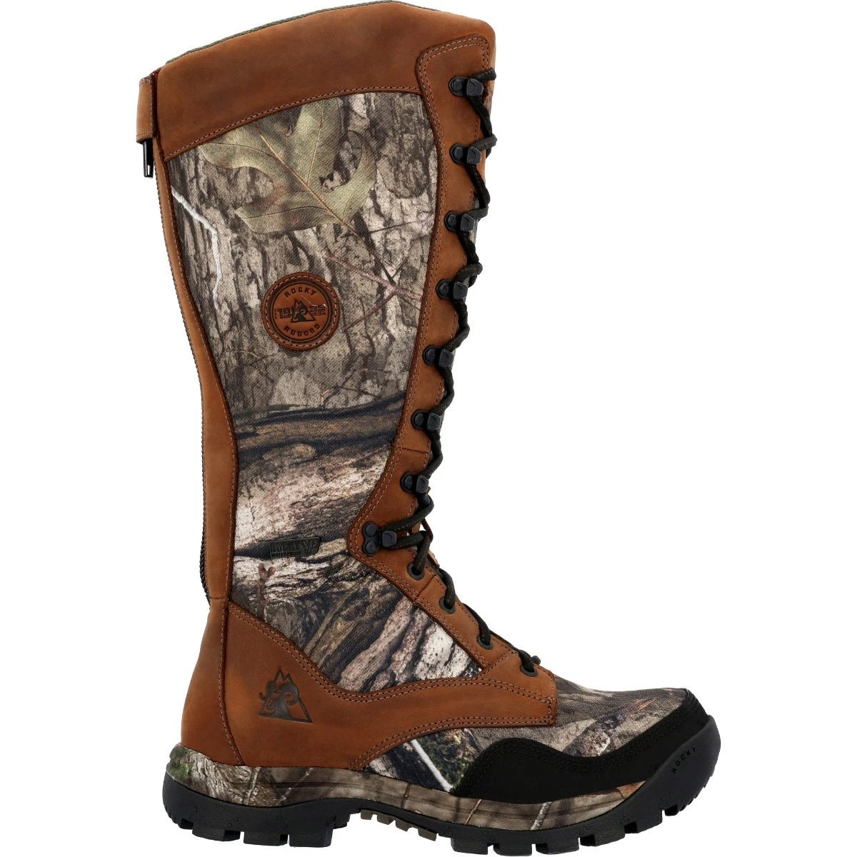 Rocky Boots: Men's RKS0616 Camo Brown Soft Toe Lynx 16" Waterproof Snake Boot 2 Rocky Boots: Men's RKS0616 Camo Brown Soft Toe Lynx 16" Waterproof Snake Boot - Image 2