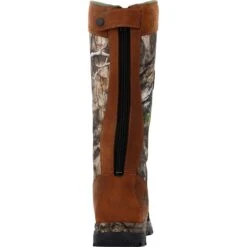 Rocky Boots: Men's RKS0617 Camo Brown Soft Toe Lynx 16" Waterproof Snake Pull On Boot -Boots Hub Shop rks0617 back
