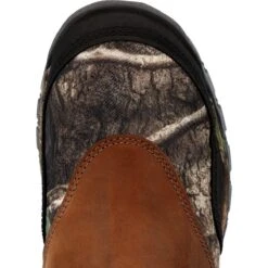Rocky Boots: Men's RKS0617 Camo Brown Soft Toe Lynx 16" Waterproof Snake Pull On Boot -Boots Hub Shop rks0617 birdseye