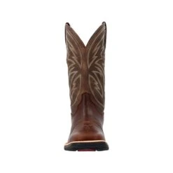 Rocky Boots: Men's RKW0405 Brown Soft Toe 12" Tall Oaks Western Pull On Boot -Boots Hub Shop rkw0405 3edit