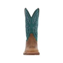 Rocky Boots: Men's RKW0406 Teal Soft Toe 12" Tall Oaks Western Pull On Boot -Boots Hub Shop rkw0406 3edit