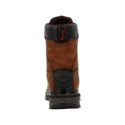 Rocky Boots: Men's RKW0407 Dark Brown Composite Square Toe Rams Horn Western Boot -Boots Hub Shop rkw0407 1edit