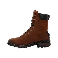 Rocky Boots: Men's RKW0407 Dark Brown Composite Square Toe Rams Horn Western Boot -Boots Hub Shop rkw0407 4edit