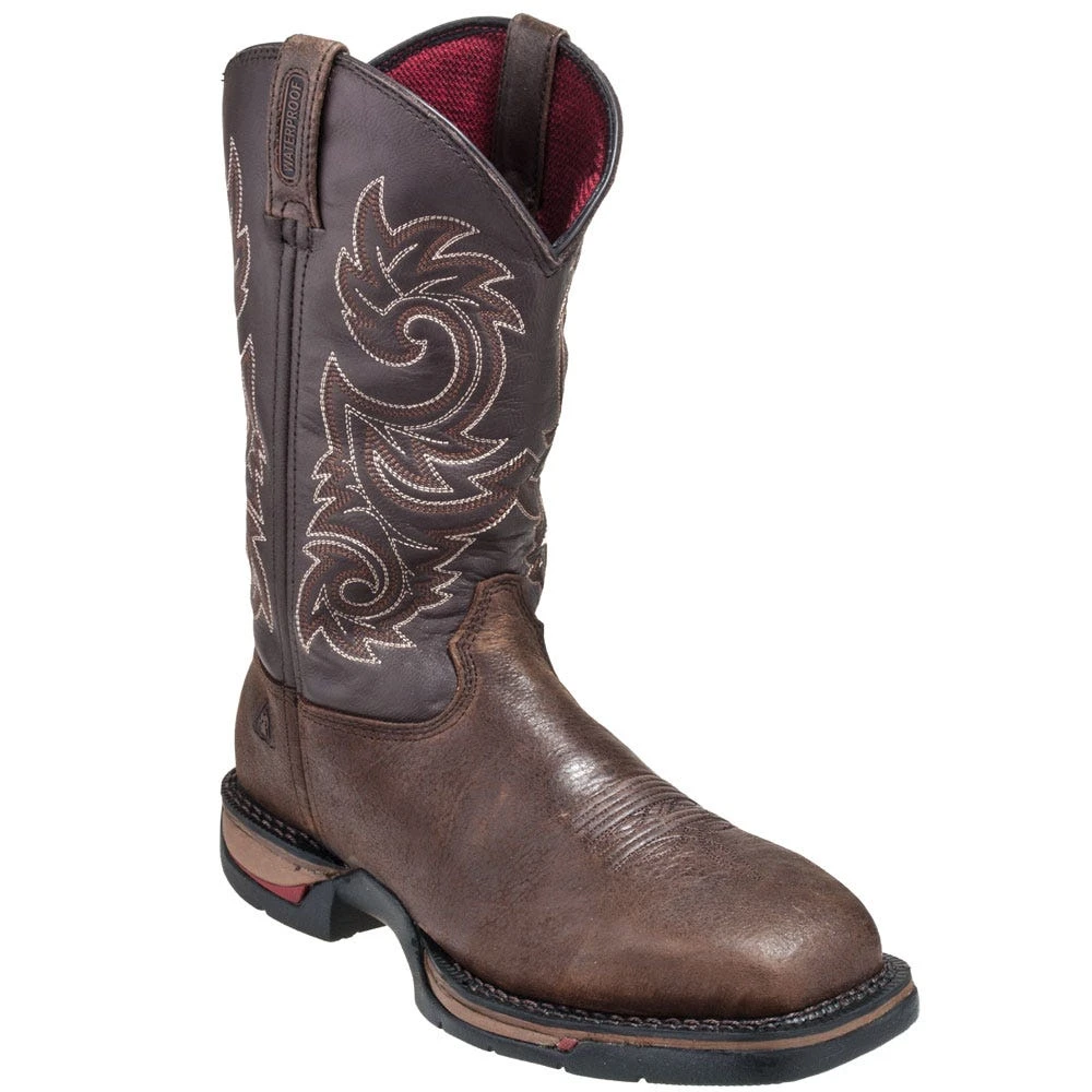 Rocky Boots: Men's Steel Toe 6654 EH Waterproof Cowboy Boots 3 Rocky Boots: Men's Steel Toe 6654 EH Waterproof Cowboy Boots - Image 3