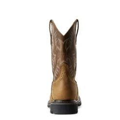Ariat Boots: Men's Brown 10010148 Heat-Resistant EH Square Toe Boots -Boots Hub Shop s12 mns work couto 10010148 heel