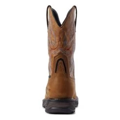 Ariat Boots: Men's 10031474 Distressed Brown WorkHog XT Waterproof Work Boot -Boots Hub Shop s20 mns work couto 10031474 heel