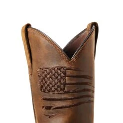 Ariat Boots: Men's 10036002 Brown Carbon Toe WorkHog XT Patriot Waterproof Work Boot 11 Ariat Boots: Men's 10036002 Brown Carbon Toe WorkHog XT Patriot Waterproof Work Boot -Boots Hub Shop s21 mns work 10036002 detail