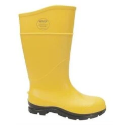 Servus Boots: Men's 18835 Yellow Black Steel Toe Waterproof PVC 14IN Boot -Boots Hub Shop servus 18835 jpg small