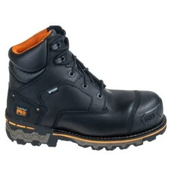 Timberland PRO Boots: Men's Black TB0A1FZP 001 6 Inch Boondock CT Work Boots -Boots Hub Shop tb0a1fzp001 2