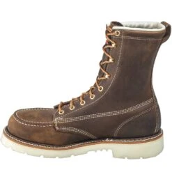 Thorogood Boots: Men's Steel Toe 804-4378 EH USA-Made Brown Work Boots -Boots Hub Shop thorogood 804 4378 i 01 1