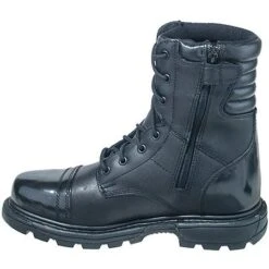 Thorogood Men's 834-6888 Black 8 Inch Uniform Side Zip Jump Boots -Boots Hub Shop thorogood 834 6888 i 01 1