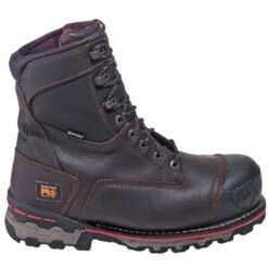 Timberland Pro Boots: Men's TB0A128P 214 Brown Waterproof Insulated Composite Toe Boots -Boots Hub Shop timberland 128p o 01