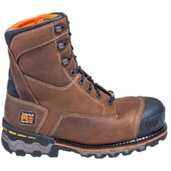 Timberland PRO Boots: Men's Brown 92671 Boondock EH Composite Toe Boots -Boots Hub Shop timberland 92671 o 01