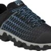 Timberland Pro Shoes: Men's A1HRU Black Blue PowerTrain Sport ESD Alloy Toe Athletic Work Shoes