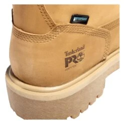 Timberland PRO Boots: Men's Waterproof Insulated 65030 6" Work Boots -Boots Hub Shop timberland 65030 back angle view 1