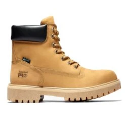 Timberland PRO Boots: Men's Waterproof Insulated 65030 6" Work Boots -Boots Hub Shop timberland 65030 side view 1