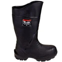 Tingley Boots: Flite Insulated Cleated Non-Metallic Waterproof 27251 Men's Black EH Composite Toe Rubber Boots -Boots Hub Shop tingley flite 27251 o 01