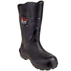 Tingley Boots: Flite Insulated Cleated Non-Metallic Waterproof 27251 Men's Black EH Composite Toe Rubber Boots -Boots Hub Shop tingley flite 27251 p 01