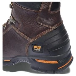 Timberland PRO Boots: Men's Endurance PR 52561 Brown 8" Steel Toe Work Boots -Boots Hub Shop tmb pro 52561 back