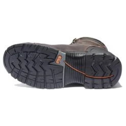 Timberland PRO Boots: Men's Endurance PR 52561 Brown 8" Steel Toe Work Boots -Boots Hub Shop tmb pro 52561 bottom