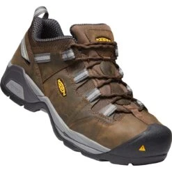 Keen Utility Shoe: Men's 1020035 Cascade Brown Detroit XT ESD Steel Toe Work Shoe