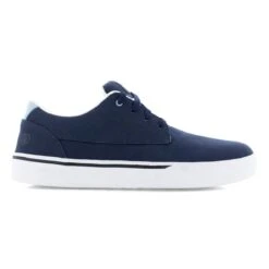 Volcom Shoes: Men's VM30116 Navy Light Blue Composite Toe Slip Resistant True Skate Inspired Work Shoe -Boots Hub Shop volcom vm30116 volcom true 01
