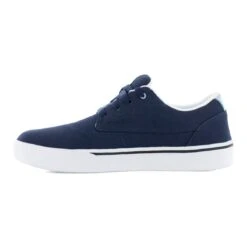 Volcom Shoes: Men's VM30116 Navy Light Blue Composite Toe Slip Resistant True Skate Inspired Work Shoe -Boots Hub Shop volcom vm30116 volcom true 04