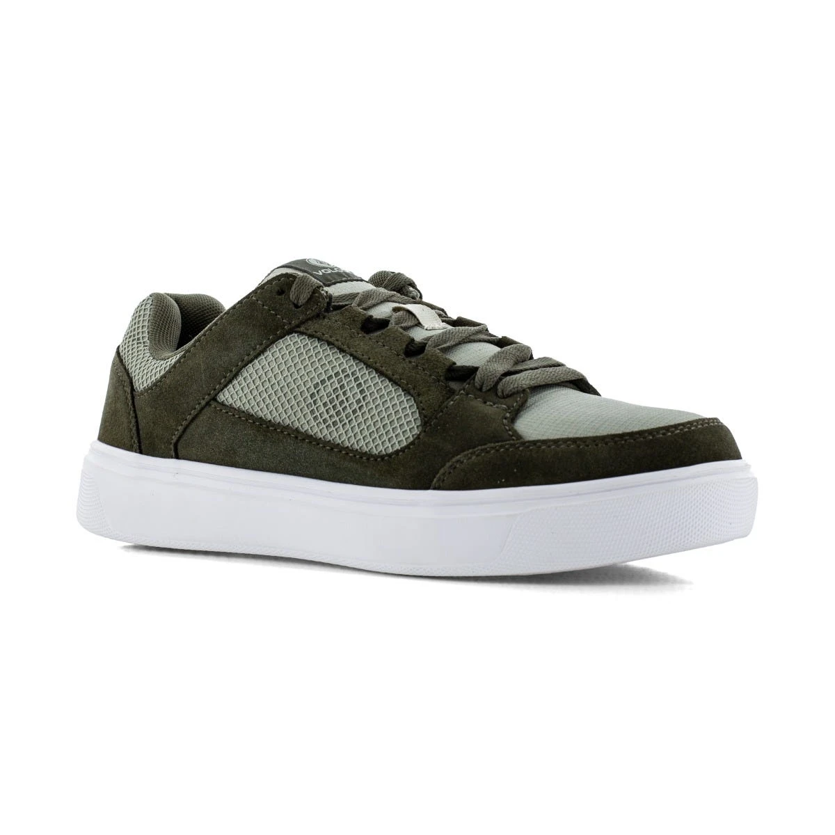 Volcom Shoes: Men's VM30231 Olive Grey Composite Toe Evolve Slip Resistant Skate Inspired Work Shoe 1 Volcom Shoes: Men's VM30231 Olive Grey Composite Toe Evolve Slip Resistant Skate Inspired Work Shoe