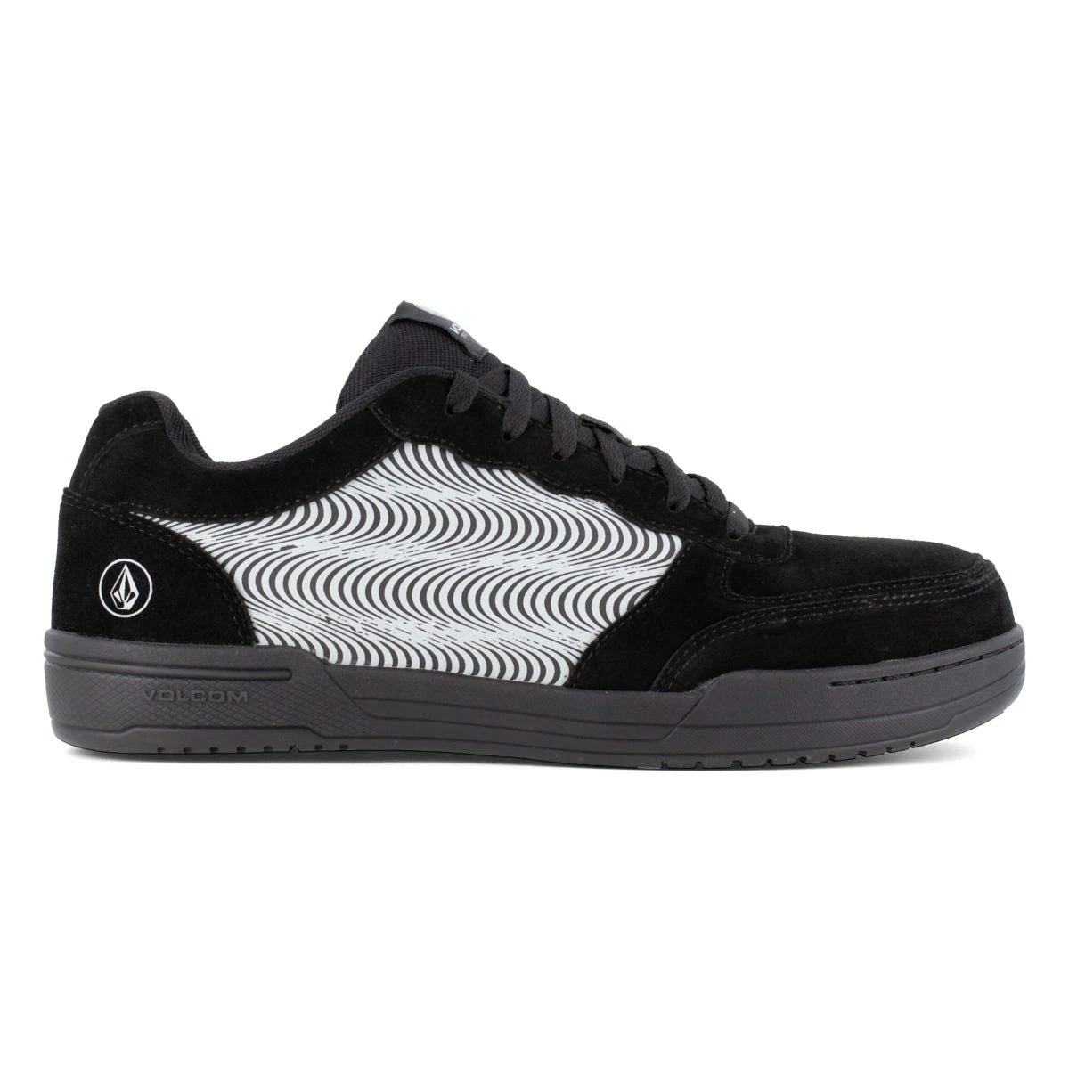 Volcom Shoes: Men's VM30361 Black Tower Grey Composite Toe Hybrid Slip Resistant Skate Inspired Work Shoe 3 Volcom Shoes: Men's VM30361 Black Tower Grey Composite Toe Hybrid Slip Resistant Skate Inspired Work Shoe - Image 3