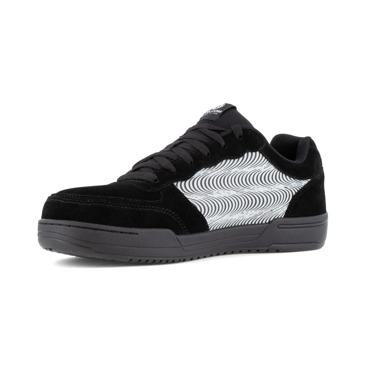 Volcom Shoes: Men's VM30361 Black Tower Grey Composite Toe Hybrid Slip Resistant Skate Inspired Work Shoe 2 Volcom Shoes: Men's VM30361 Black Tower Grey Composite Toe Hybrid Slip Resistant Skate Inspired Work Shoe - Image 2